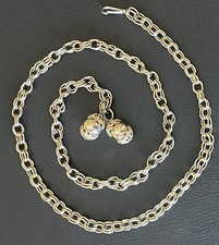 The Old Ball Chain Vintage Gold Metal 34 Fashion Belt