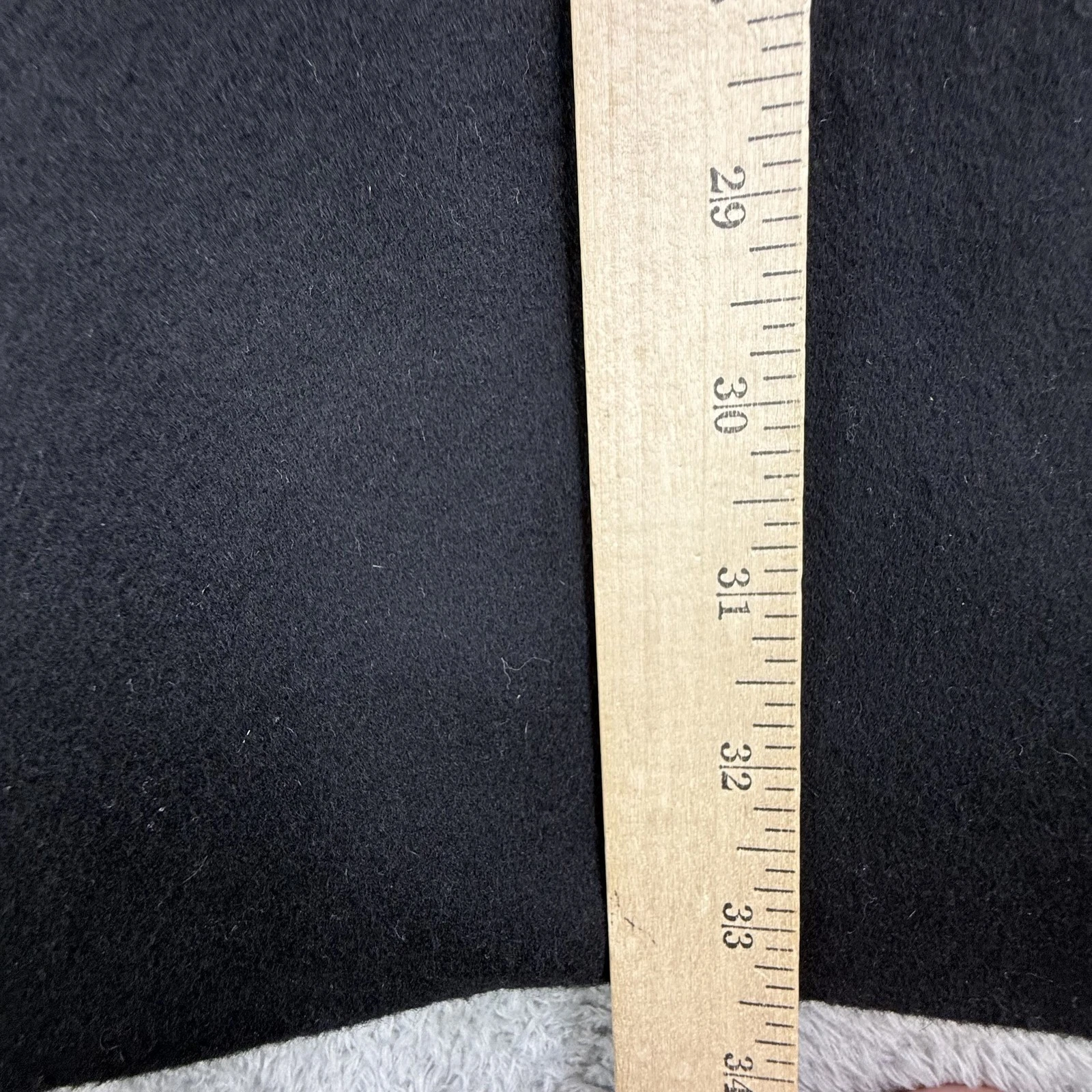 Peter Manning Coat Mens 2XL Black Wool Cashmere Overcoat Lined Classic image 18