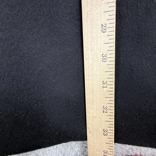Peter Manning Coat Mens 2XL Black Wool Cashmere Overcoat Lined Classic image 18