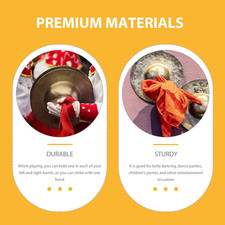 Copper Finger Cymbals Pair Small Hand Musical Instrument Dance Belly Dancing