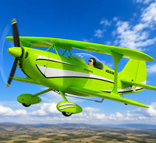 RC BIPLANE High Performance RC AIRPLANE W/ Gyro 2.4ghz 4CH RC Plane -RTF- 29"