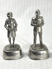 Charles Stadden Pewter Figurines – Police Pair Made In England