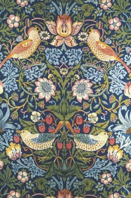 William Morris: Strawberry Thief - 6x9' Lined Notebook by Alec Grant