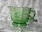 VTG Green Uranium /Vaseline Hazel Atlas Measuring Cup Pint, Cup/ Ounce Measure