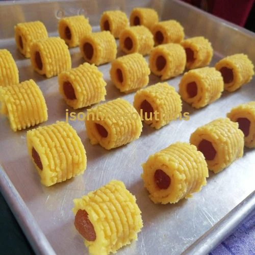 2 PCS Pineapple Tart Mold Corrugated Rolling Pin Hard Plastic 10" - Изображение 4 из 4