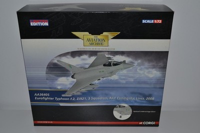 Corgi Eurofighter Typhoon F.2 ZJ921,3 Squadron RAF Coningsby 2008 1:72 OVP