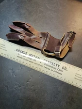 Brown Leather Archery Glove Labeled Bear Looks Unused