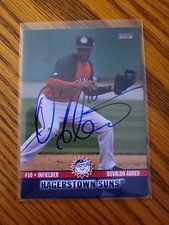 2015 Hagerstown Suns Team Set Osvaldo Abreu RC Rookie Card Signed IP Auto MLB