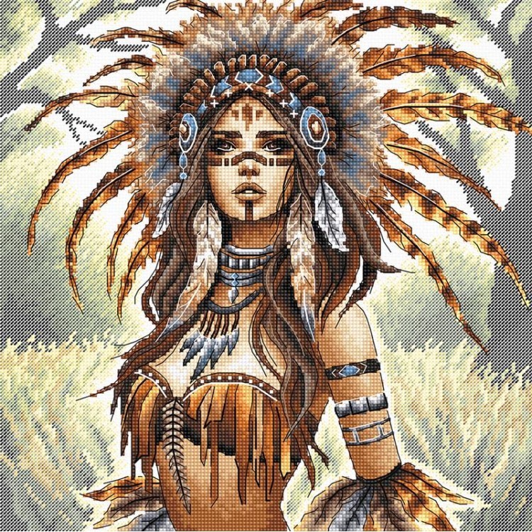 The Crowned Warrior Cross Stitch Kit ~ AVA Stitch
