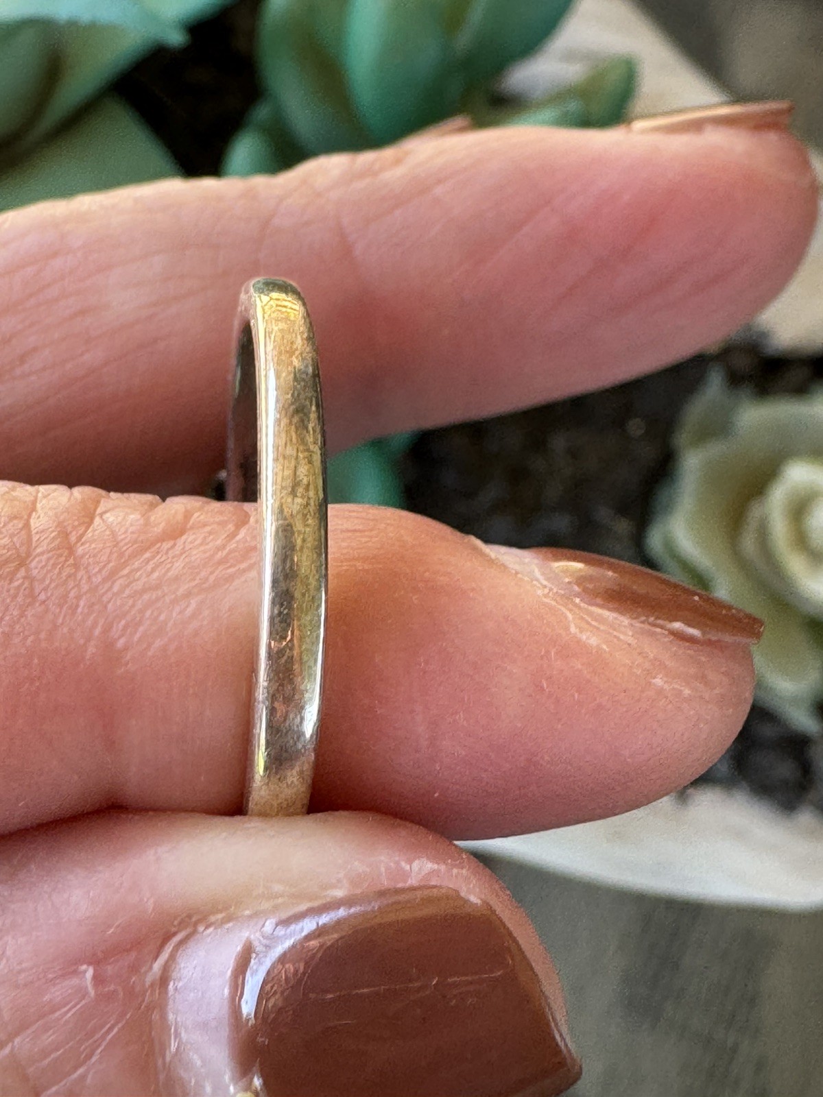 James Avery Dangle Ring Sterling Silver with 14k … - image 9