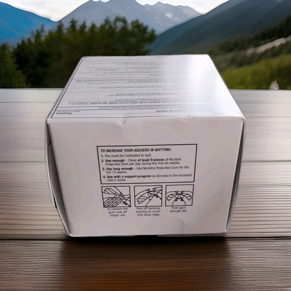 Equate Uncoated Nicotine Polacrilex Gum Mint Flavor 2mg 200 piec  Ex 01/27 - Image 4 of 4