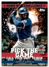 2022 Topps #HRC-26 Adolis Garcia Home Run Challenge Code Cards Texas Rangers