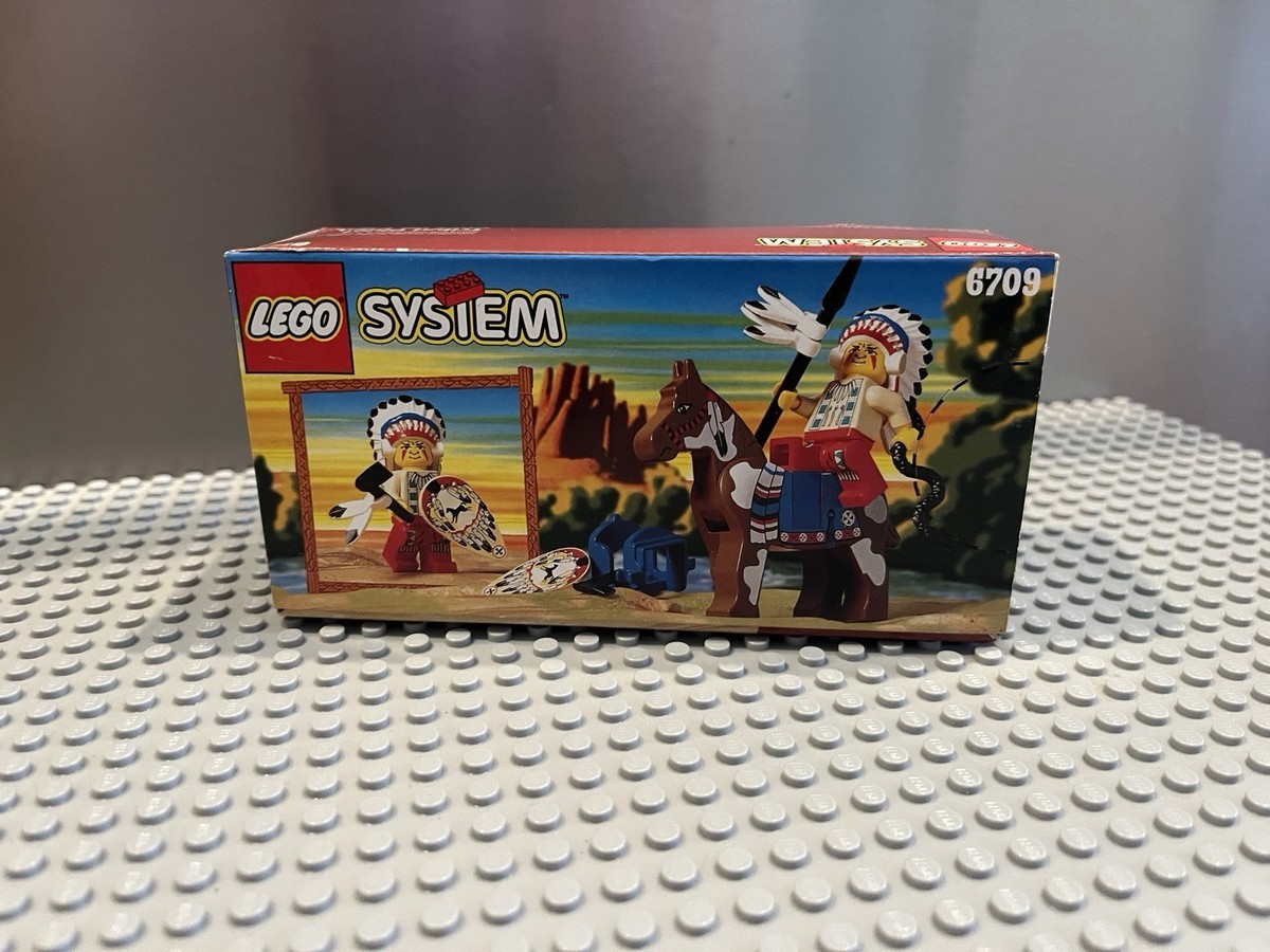 LEGO System 6709 Wild West Tribal Chief from 1997 - New Sealed | eBay