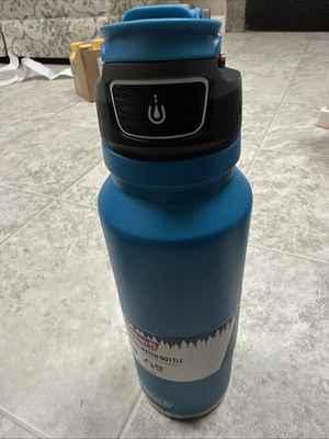 #ad #ad Coleman 40oz FreeFlow Insulated Stainless Steel Bottle Caribbean Sea Blue $34.99