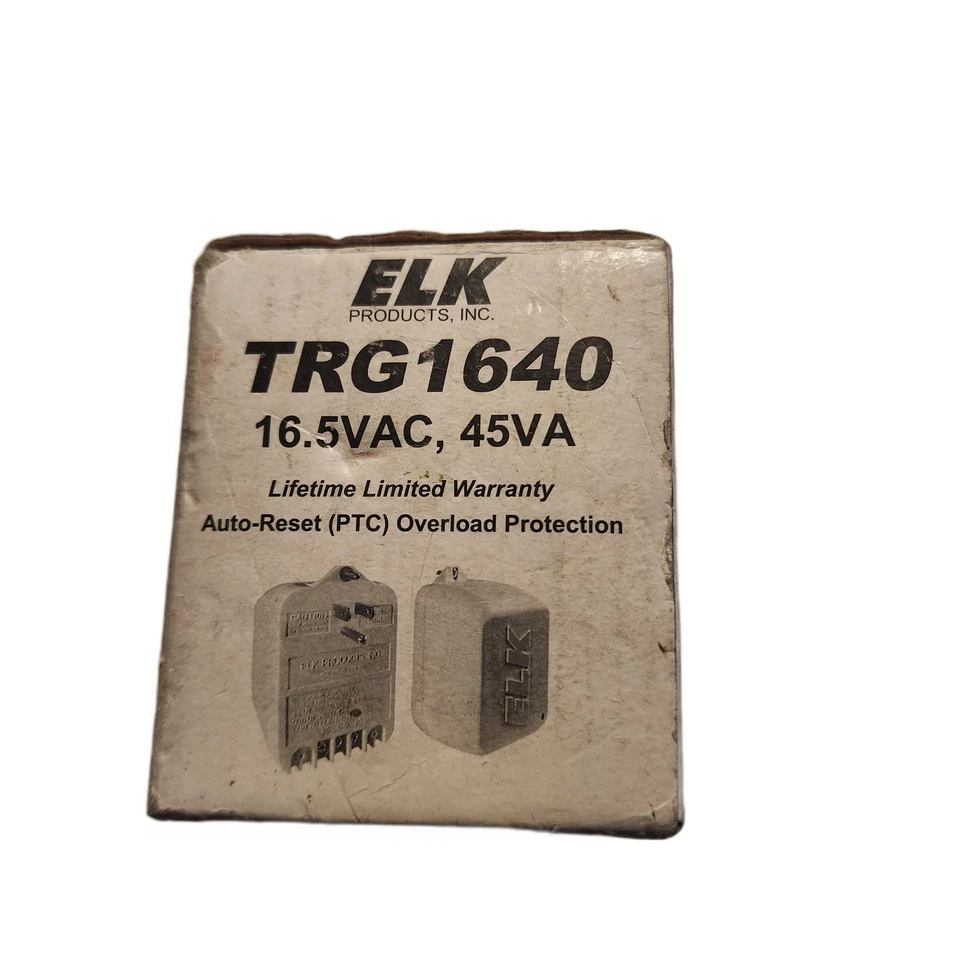 ELK Isolation Transformer, ELK-TRG1640, Input: 120VAC 60Hz, Output: 16.5VAC 45VA - Image 2 of 4