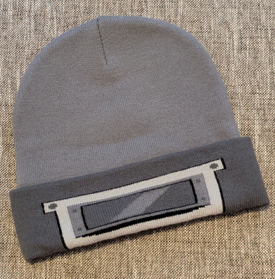 PUBG PlayerUnknown s Battlegrounds Gray Knit Beanie Hat Video Game Beanie