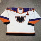 Vintage Philadelphia Phantoms Jersey Mens XXL White AHL Hockey Patches 90s