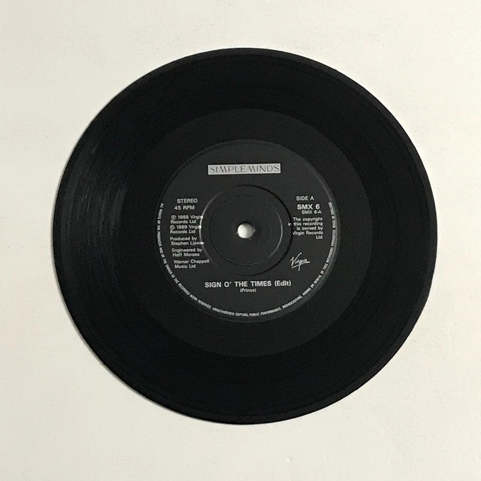 Simple Minds - The Amsterdam EP 7" Vinyl Record - SMX 6 EX/EX - Image 3 of 4