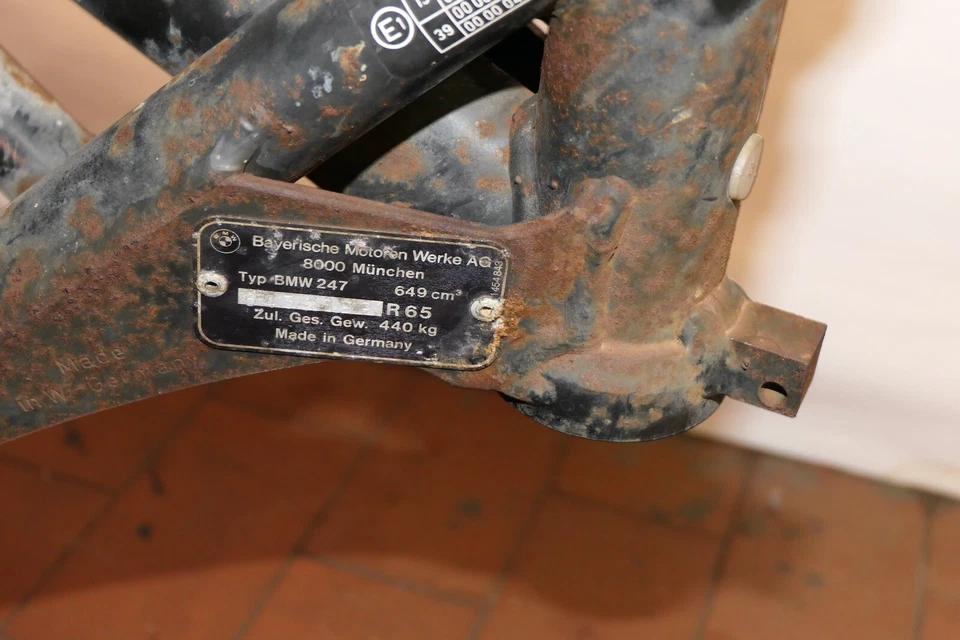 BMW R 65 247 1986 - telaio N74A Foto 4 de 4