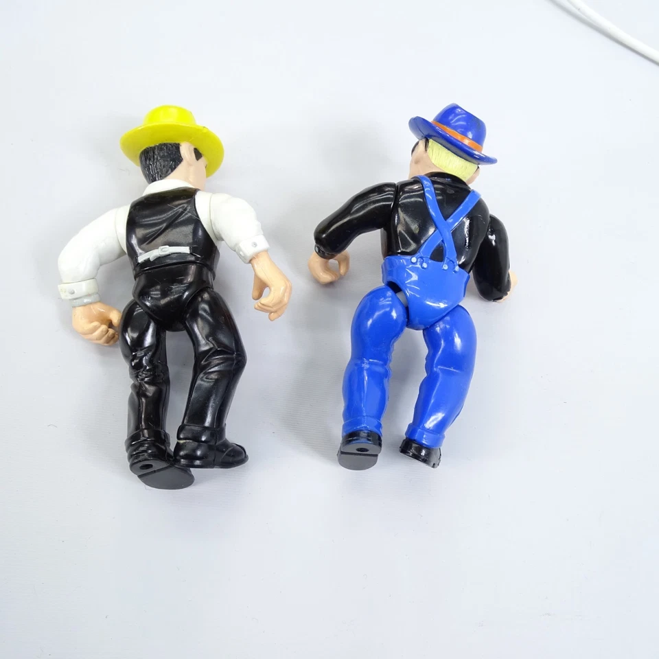 Lote de 2 figuras de acción 1990 Dick Tracy Itchy Playmates Toys Foto 2 de 3
