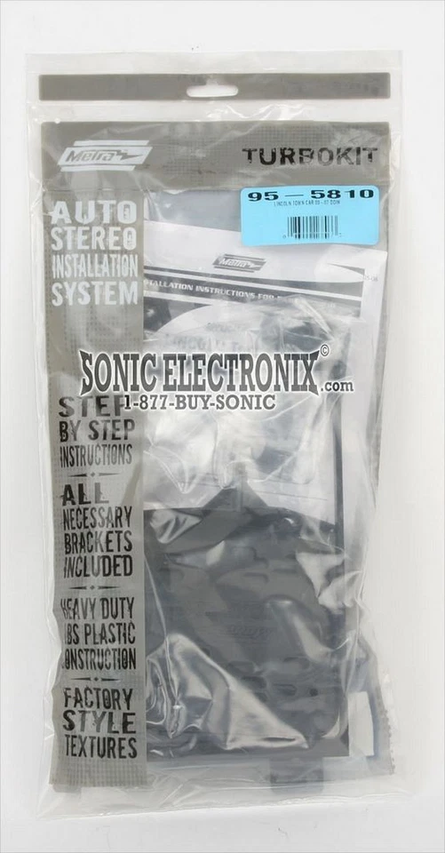 Kit de tablero de instalación doble DIN Metra 95-5810 para Lincoln Towncar 2003-2007 Foto 3 de 3