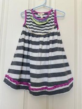 MATILDA JANE Sleeveless Striped Dress Girl Size 4
