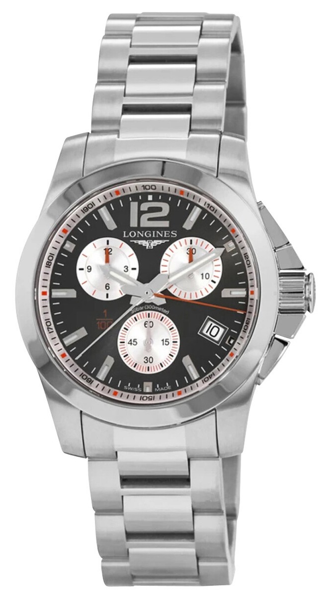 Longines Conquest Roland Garros Chronograph Steel Diver Men