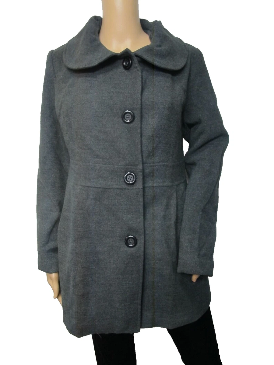 Round hotsell collar coat