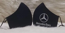 2 Pack Mercedes-Benz Embroidered Adult Unisex Adjustable Face Masks