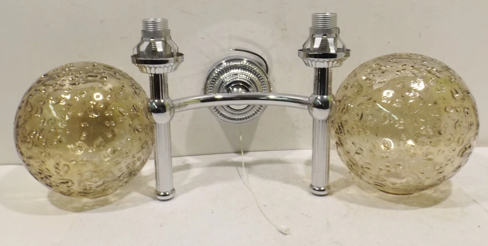 Bella come Nuovo HONSEL Lampada da Parete Tipo 24472 Con 2 Sfera di Vetro - Immagine 3 di 4