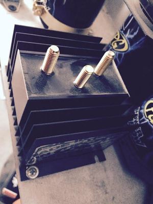 Phoenix Gold Battery Isolator w/gold studs 70A 1 Main 1 Aux, MBG70