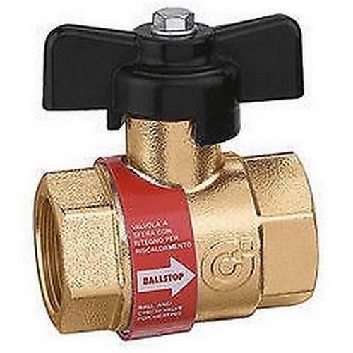 327700 1 1/4 BALLSTOP - Valvola a sfera con ritegno incorporato CALEFFI - Foto 1 di 1