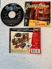 Nancy Drew: The Final Scene - (PC 2001) CD & JEWEL CASE INSERTS ONLY!!!