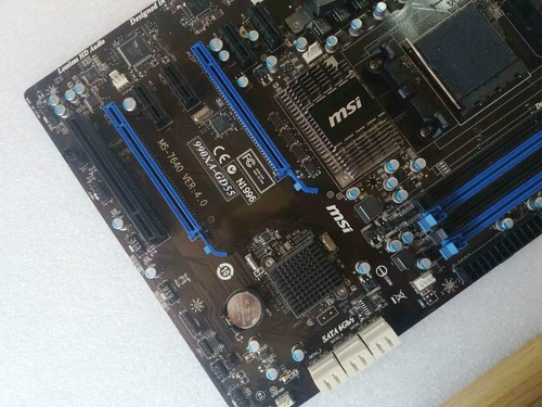 For MSI 990XA-GD55 Motherboard MS-7640 AMD AM3/AM+ 990X + SB950 DDR3 USB 3.0 ATX - Picture 4 of 4