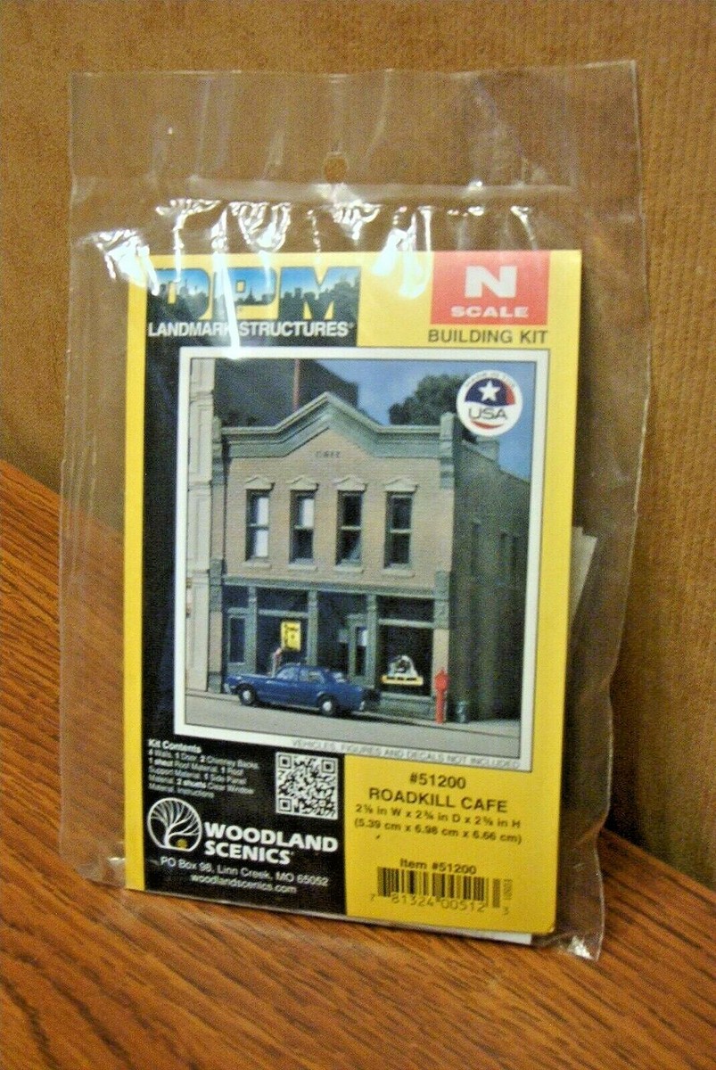 Woodland Scenics Building Kits Woodland Scenics Roadkill Cafe N Scale ...