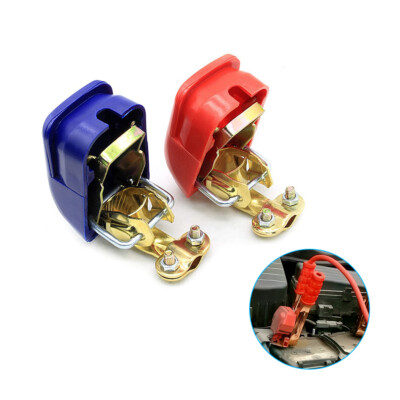 2x Batterieklemmen Polklemmen Batterie Klemmen KFZ Schnellverbinder Autobatterie