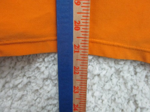Nike Tank Top Shirt Extra Large Youth Orange Sleeveless V Neck Swoosh Logo Girls - Picture 9 of 10