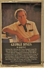 GEORGE JONES "By Request" 1984 Cassette Epic PET 39546