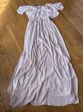 Show Me Your Mumu Hacienda Maxi Dress In Color Show Me The Ring Crisp (blush) L