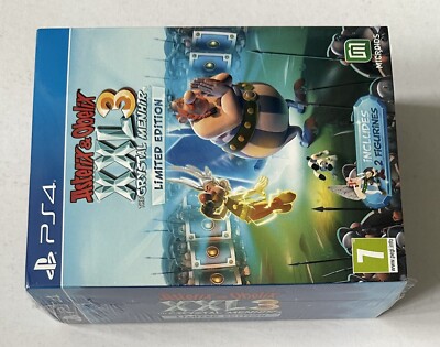 Asterix & Obelix XXL 3 The Crystal Menhir Limited Edition PS4 Brandneu Sealed