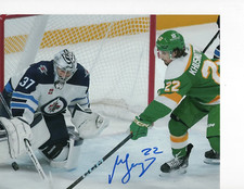 MINNESOTA WILD MARAT KHUSNUTDINOV SIGNED 8X10