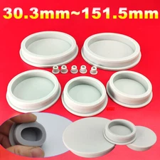 Grey Silicone Rubber Hole Plugs Blanking End Caps Seals Bung Tube 30.3mm~151.5mm