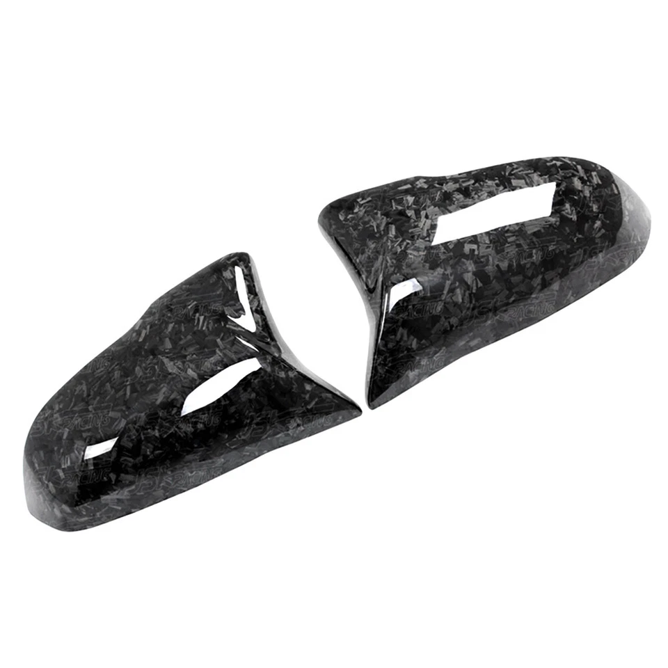 Espejo retrovisor lateral tejido de fibra de carbono forjado estilo H Abs+ para Toyota Supra A90 2019-22 Foto 2 de 4