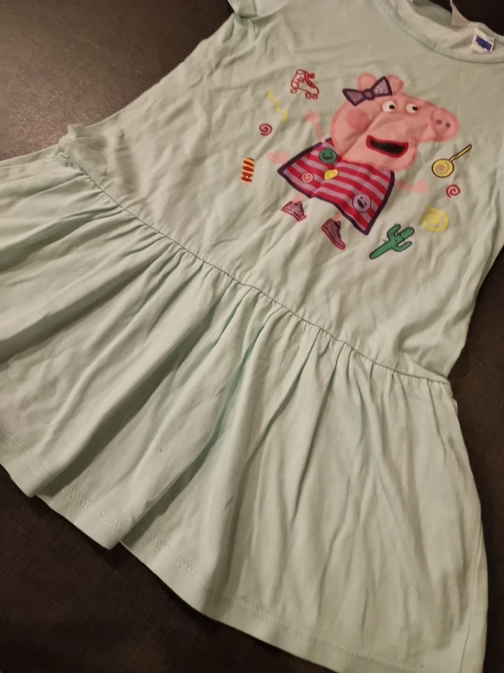 Girls 2-3-4 years Peppa Pig Spanish tunic dress holiday beach clothes next Day - Image 4 of 4
