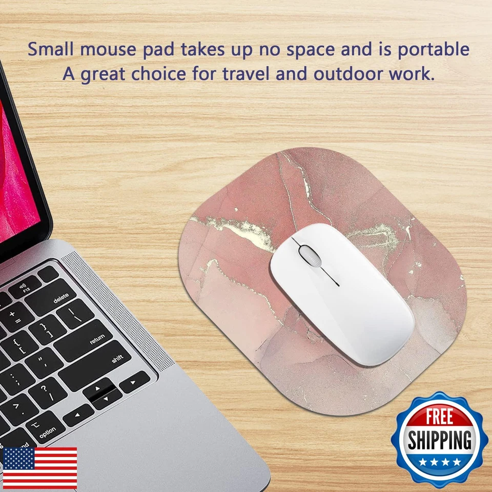 Mouse Pad, Mini Mousepad, Marble Mouse Pads, Mouse Pads for Desk Office Lapto - Image 4 of 4