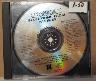 PASSION Alexander Zonjic (CD,1996, Reprise)