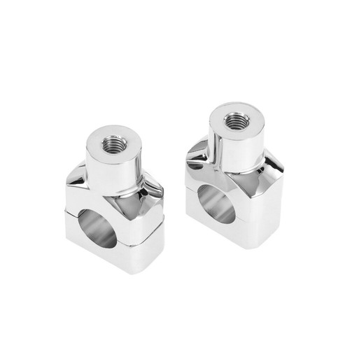 Motorcycle 1" Chrome Handlebar Risers Fit for Softail Standard FXST/Deuce FXSTD - Picture 8 of 12