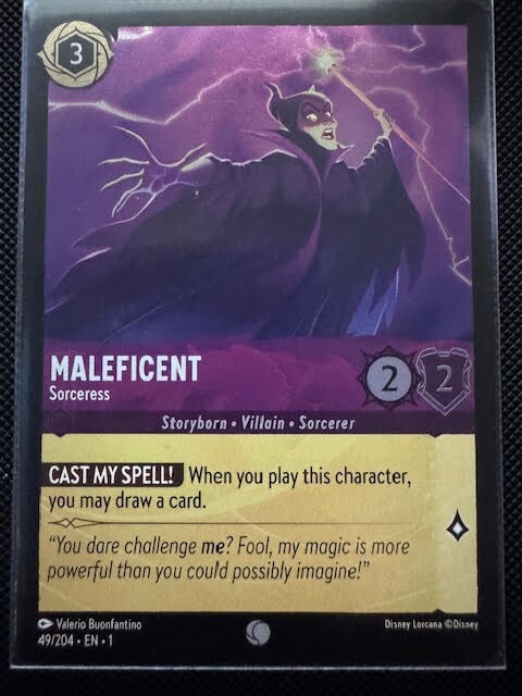Disney Lorcana Set 1 - First Chapter FOIL CARDS - COMPLETE