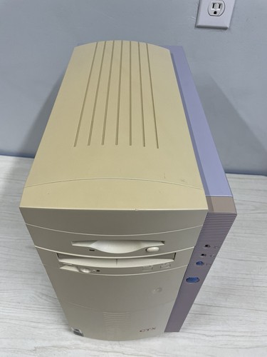 Vintage Extremely Rare CTX Desktop Tower- From Collectors Estate- Powers On-USA! - Picture 9 of 15