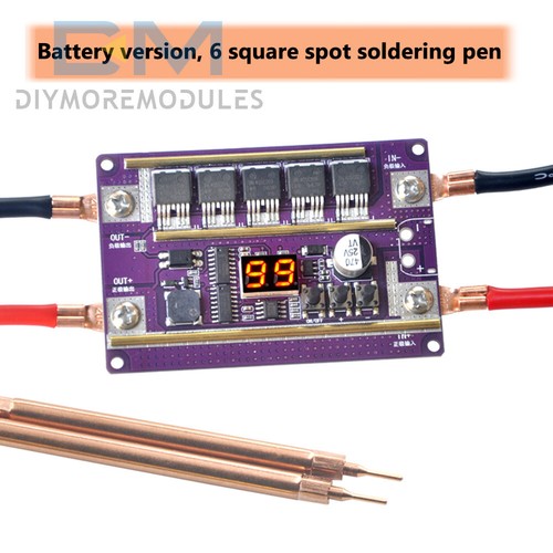 Tablero de control automático de máquina soldadora por puntos 12V hágalo usted mismo para soldadura de batería 18650 - Imagen 15 de 18